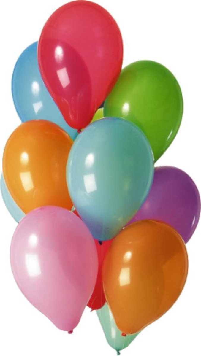 Carnival Toys Ballonnen Feest 28 Cm Latex 100 Stuks