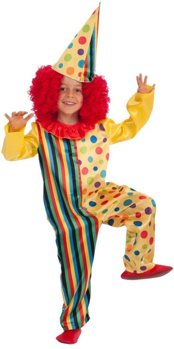 Carnival Toys Clownspak Junior Polyester Geel/rood Maat 138-148