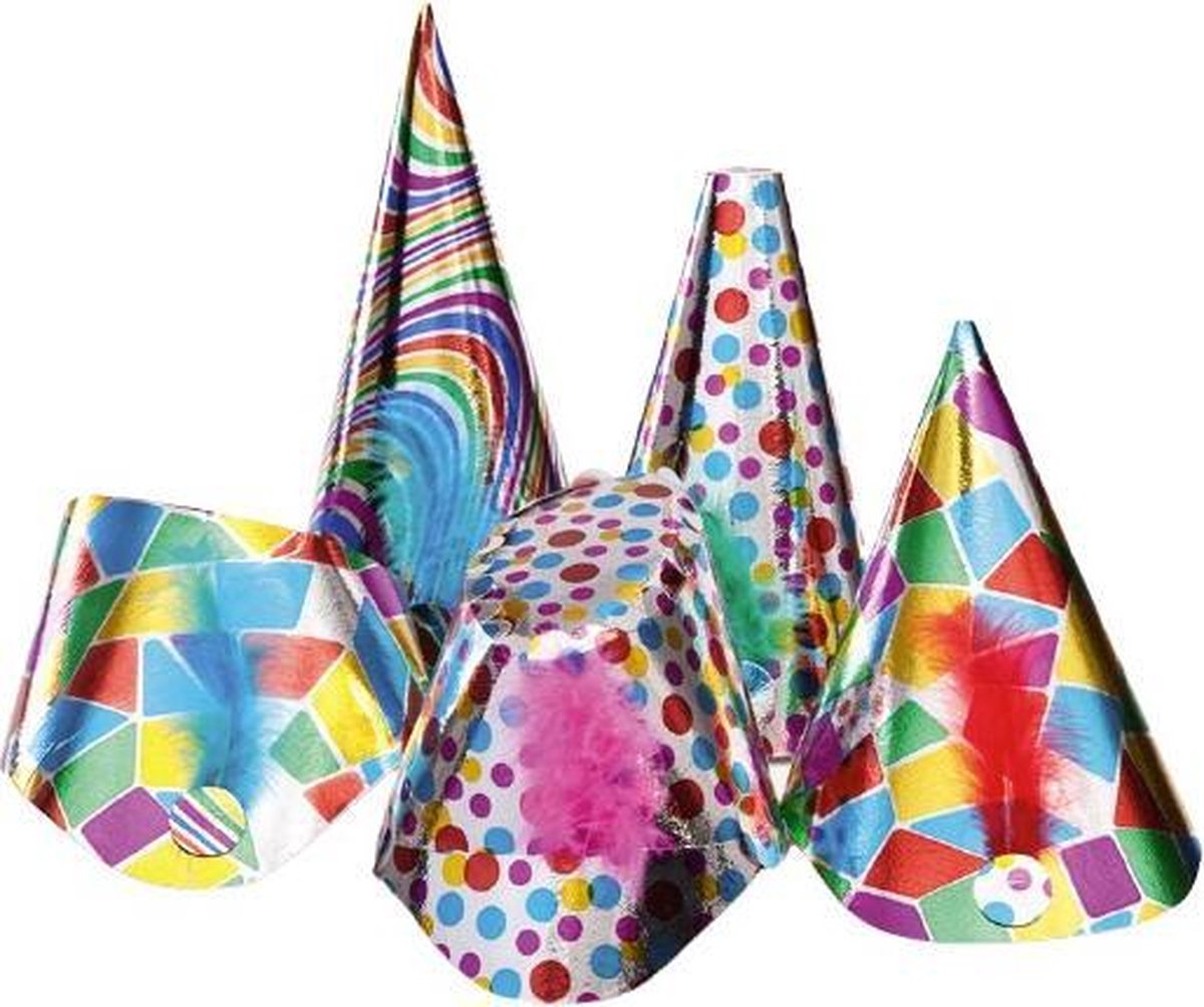 Carnival Toys Feesthoedjes Metallic 16/30 Cm Papier 50 Stuks