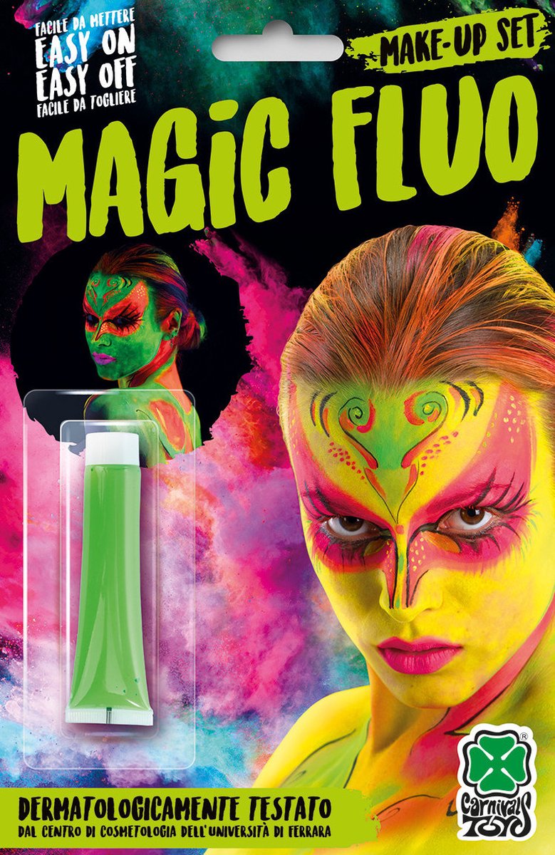 Carnival Toys Foundation Magic Fluo Dames 20 Ml Groen