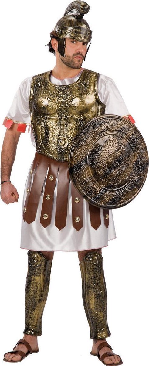 Carnival Toys Gladiatorkostuum Heren Polyester Wit One-size