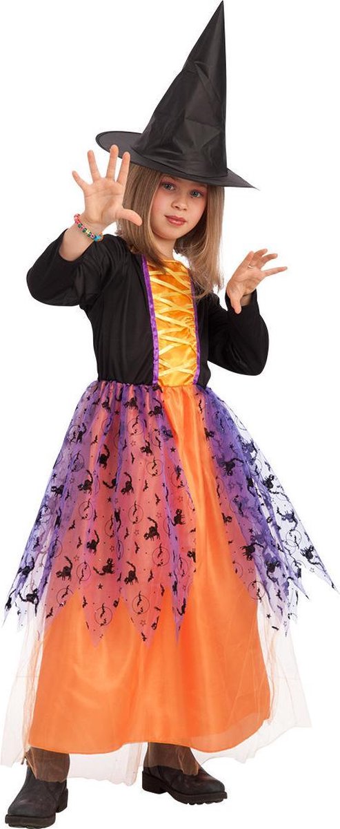 Carnival Toys Kostuum Alice Witch Meisjes Polyester Maat 122