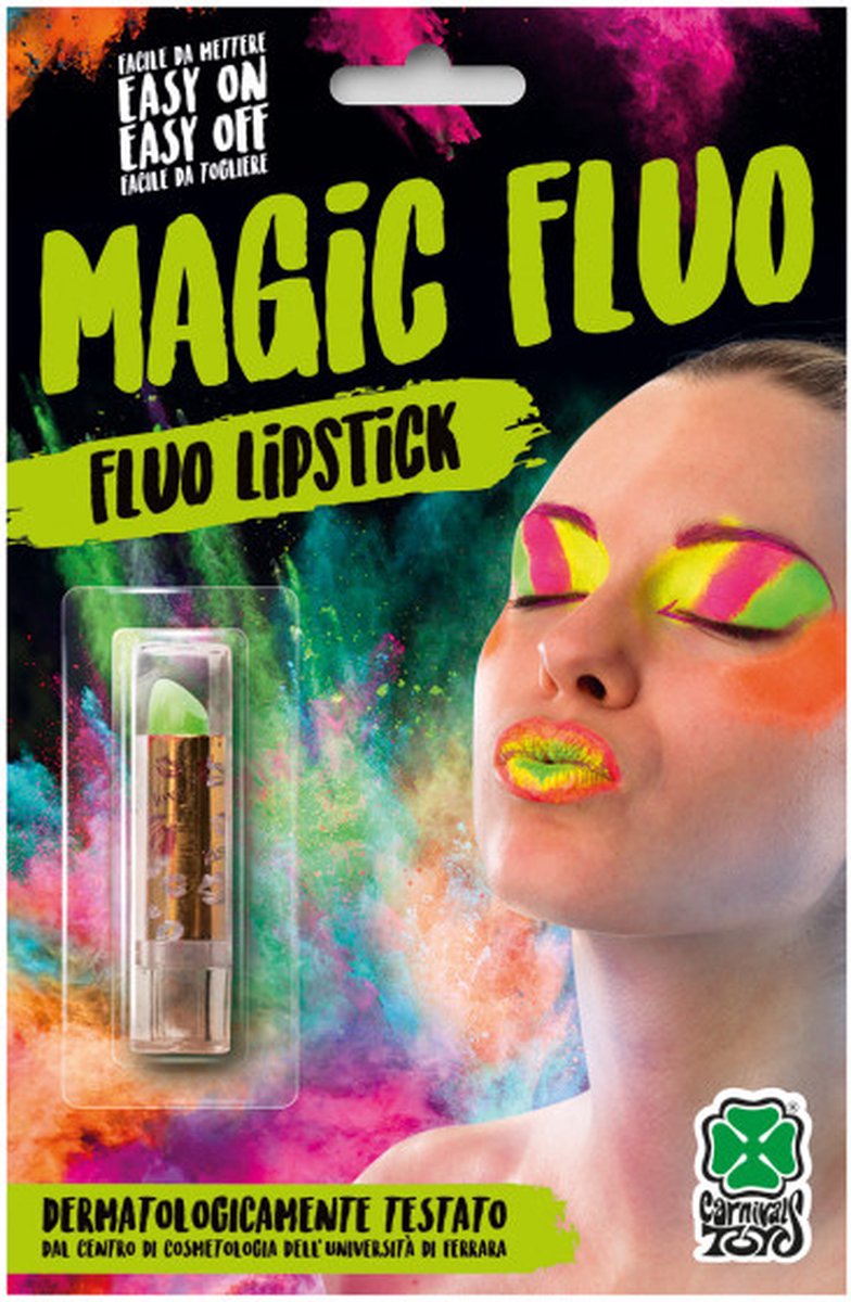 Carnival Toys Lippenstift Magic Fluo Dames 3,8 Gram Groen