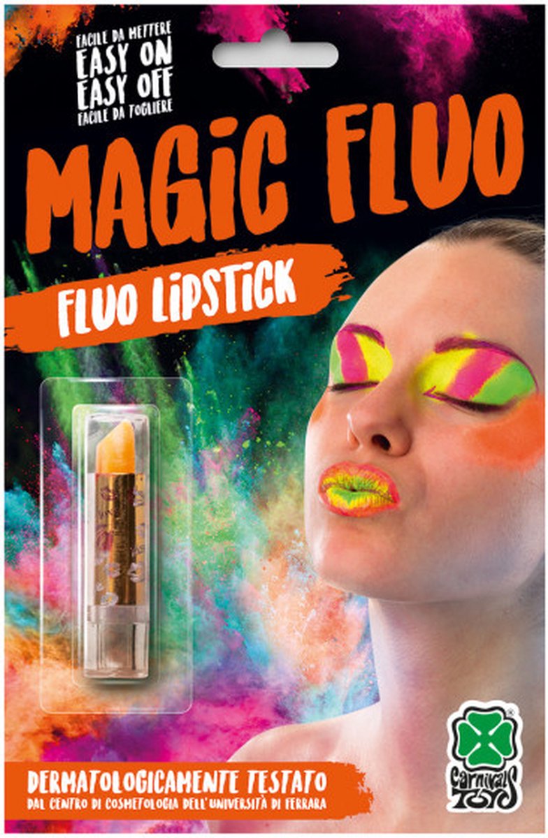 Carnival Toys Lippenstift Magic Fluo Dames 3,8 Gram Oranje