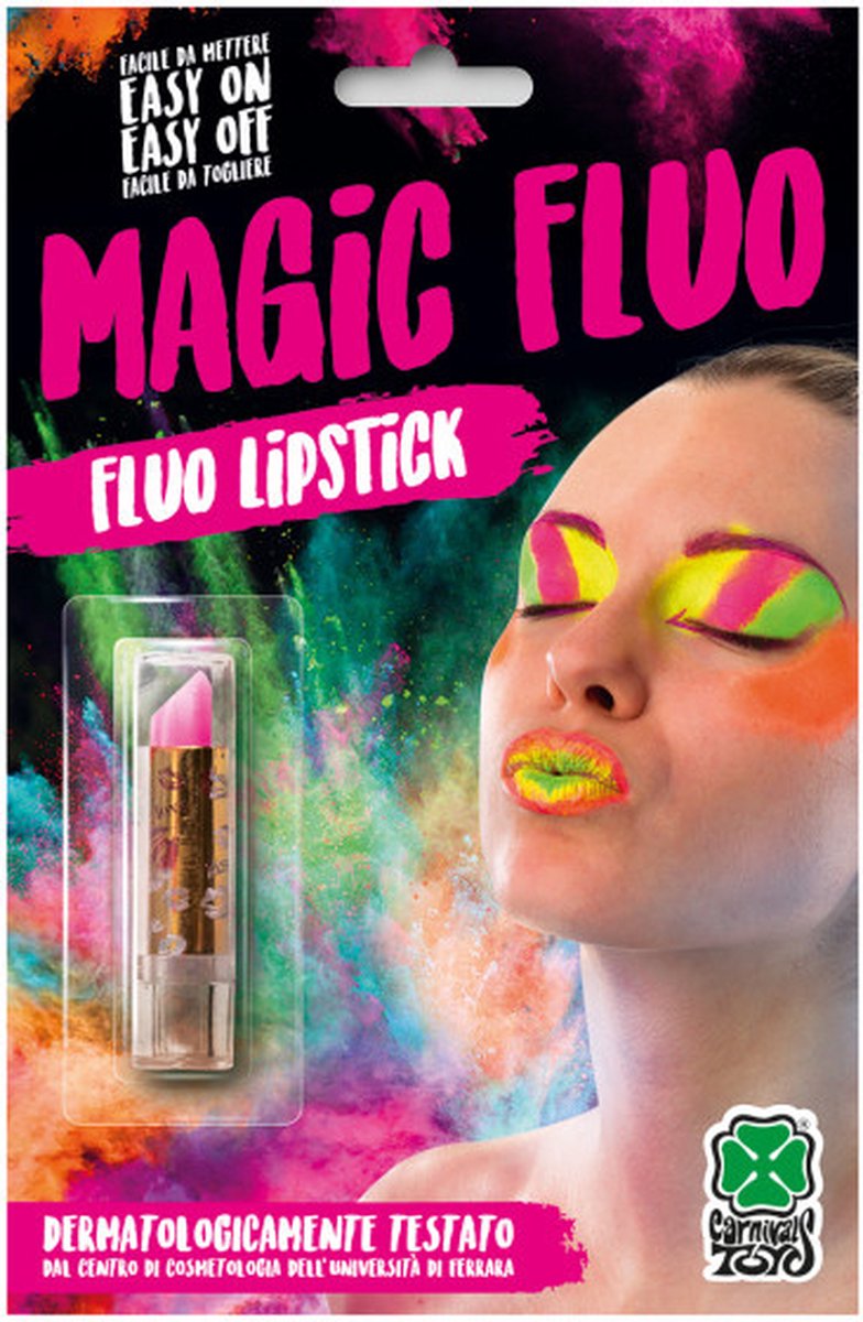 Carnival Toys Lippenstift Magic Fluo Dames 3,8 Gram Roze