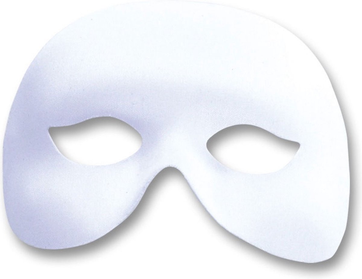 Carnival Toys Oogmasker Wit One-size