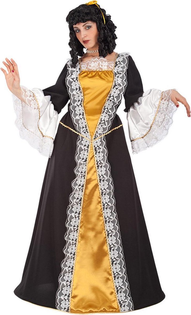 Carnival Toys Verkleedjurk Caterina Dames Polyester Geel Mt M