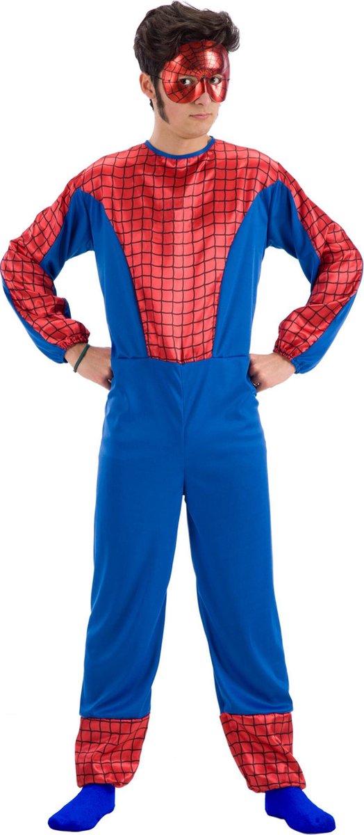 Carnival Toys Verkleedpak Spider-man Heren Blauw/rood Mt Xl