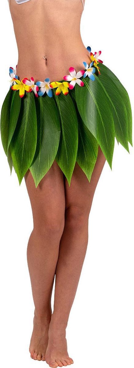 Carnival Toys Verkleedrok Hawaii Palmblad 35 Cm Polyester Groen