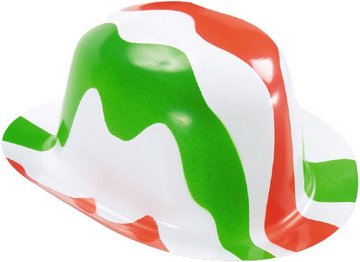 bolhoed ItaliÃ« 58 cm wit/groen/rood one-size