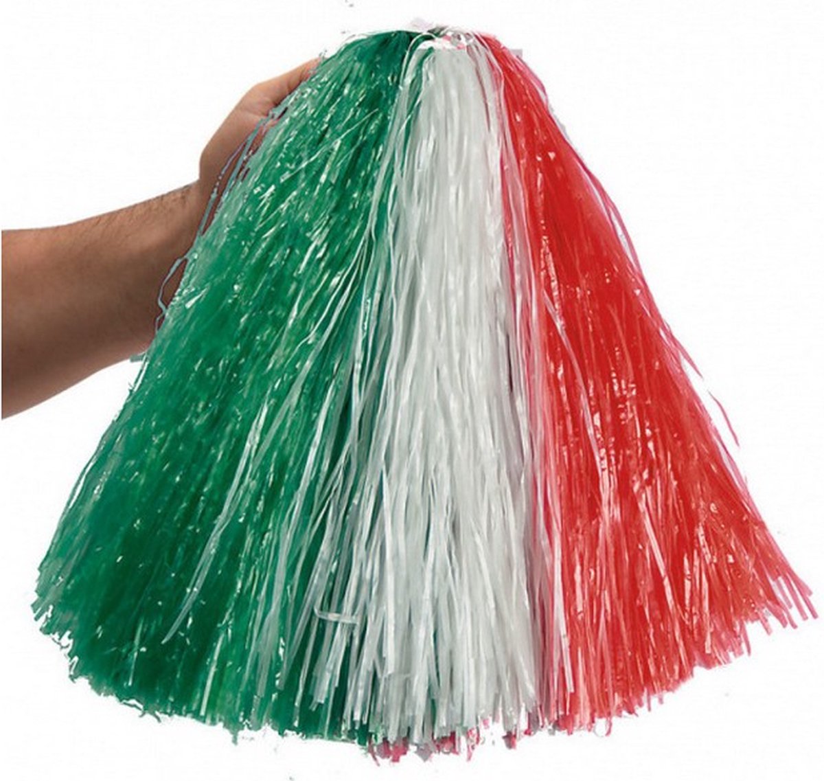 pompon ItaliÃ« meisjes/dames rood/groen/wit