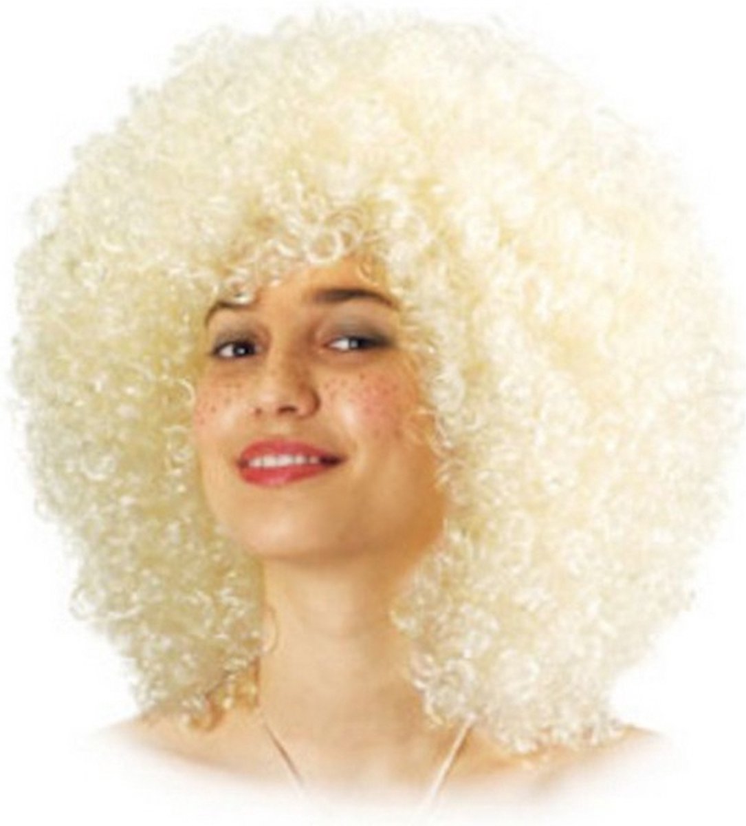 pruik Pop Wig dames synthetisch blond one-size