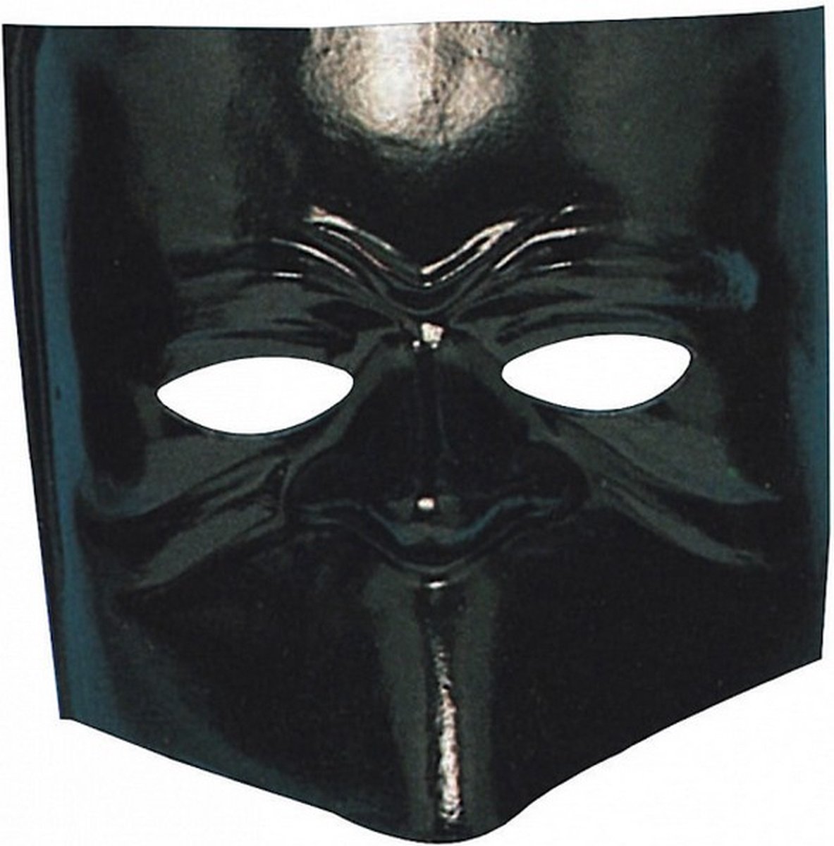 vekleedmasker Venetiaans PVC zwart one-size