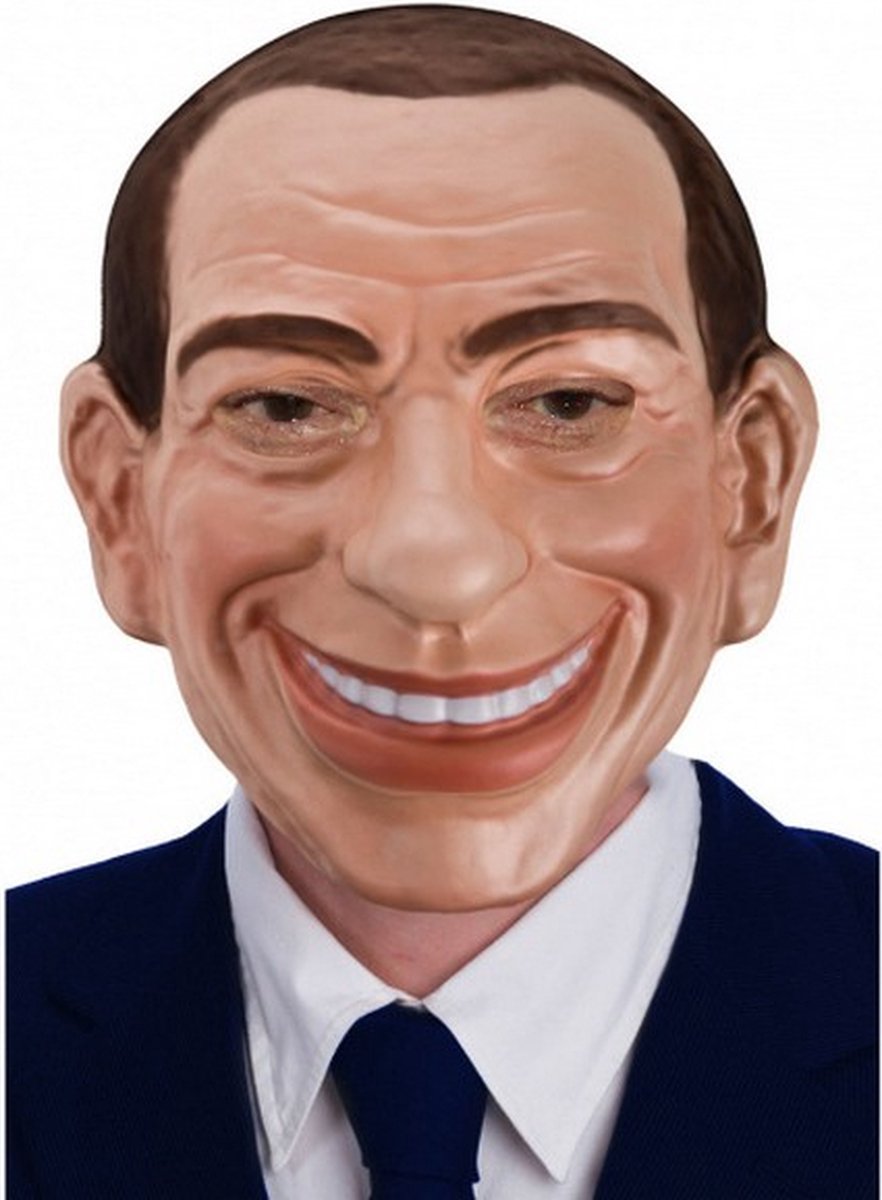 verkleedmasker Silvio Berlusconi EVA one-size