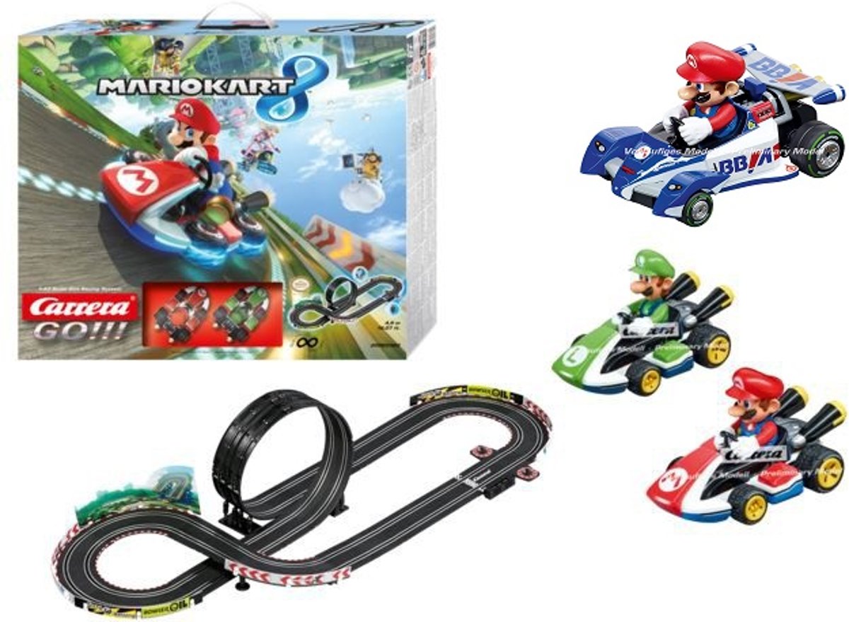 Carrera Go Racebaan Mario Kart 8 met extra Mario Kart™ Circuit Special