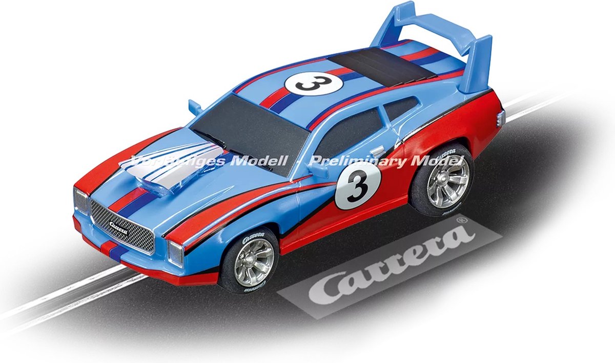 Carrera Go 20064141 Racebaan Auto Muscle Car Blauw