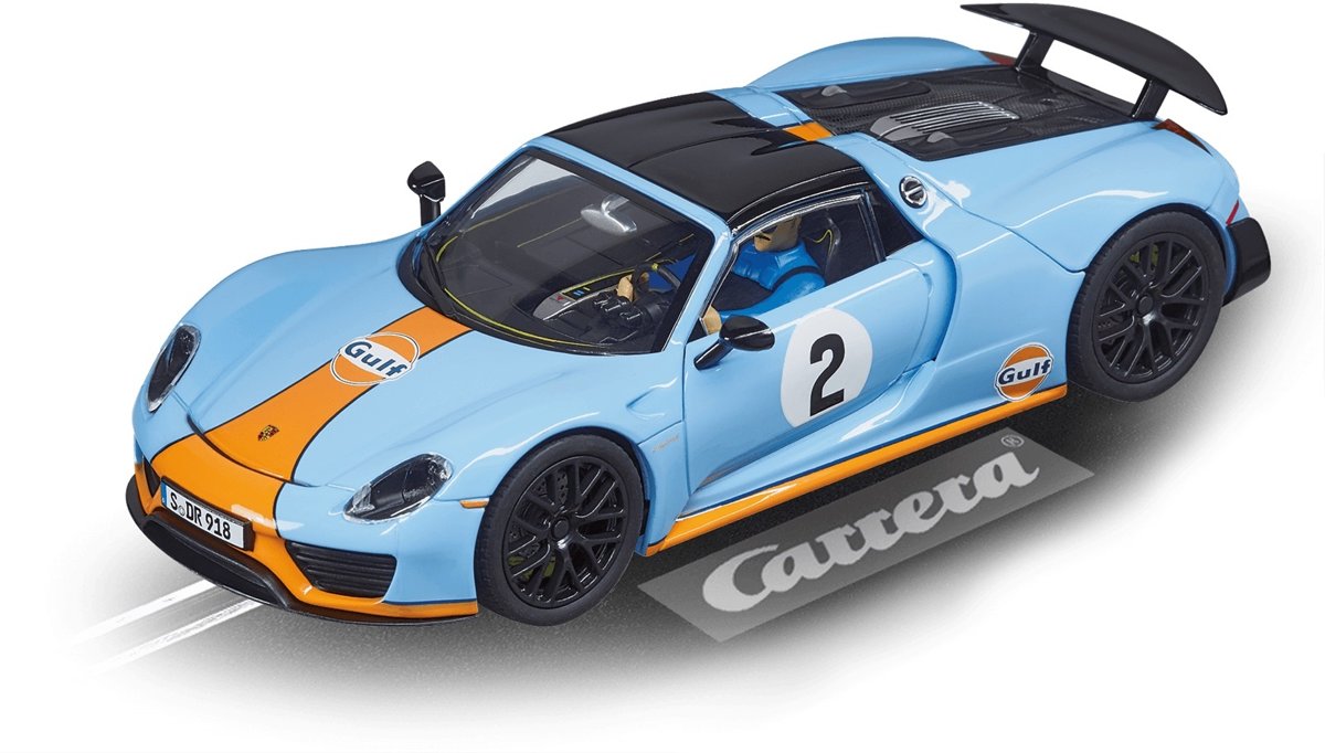 Carrera Evolution Racebaanauto Porsche 918 Spyder 1:32 Blauw