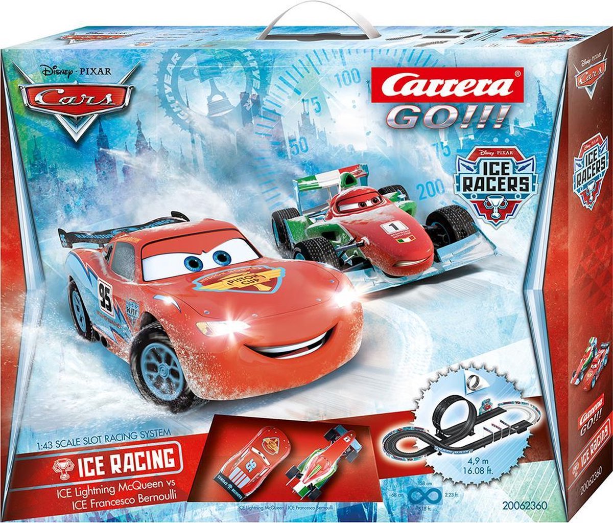 Carrera GO!!! Cars Ice Racing - Racebaan