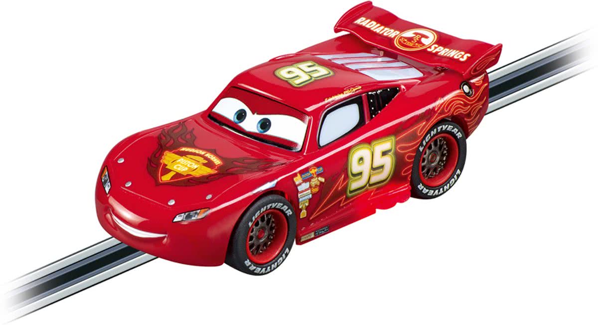 Carrera GO!!! Cars Neon Lightning McQueen - Racebaanauto