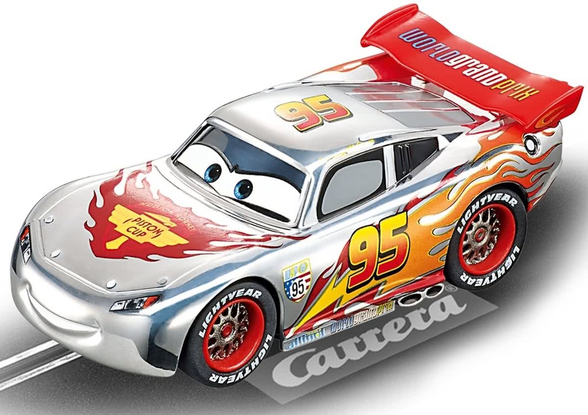 Carrera GO!!! Cars Silver Lightning McQueen - Racebaanauto