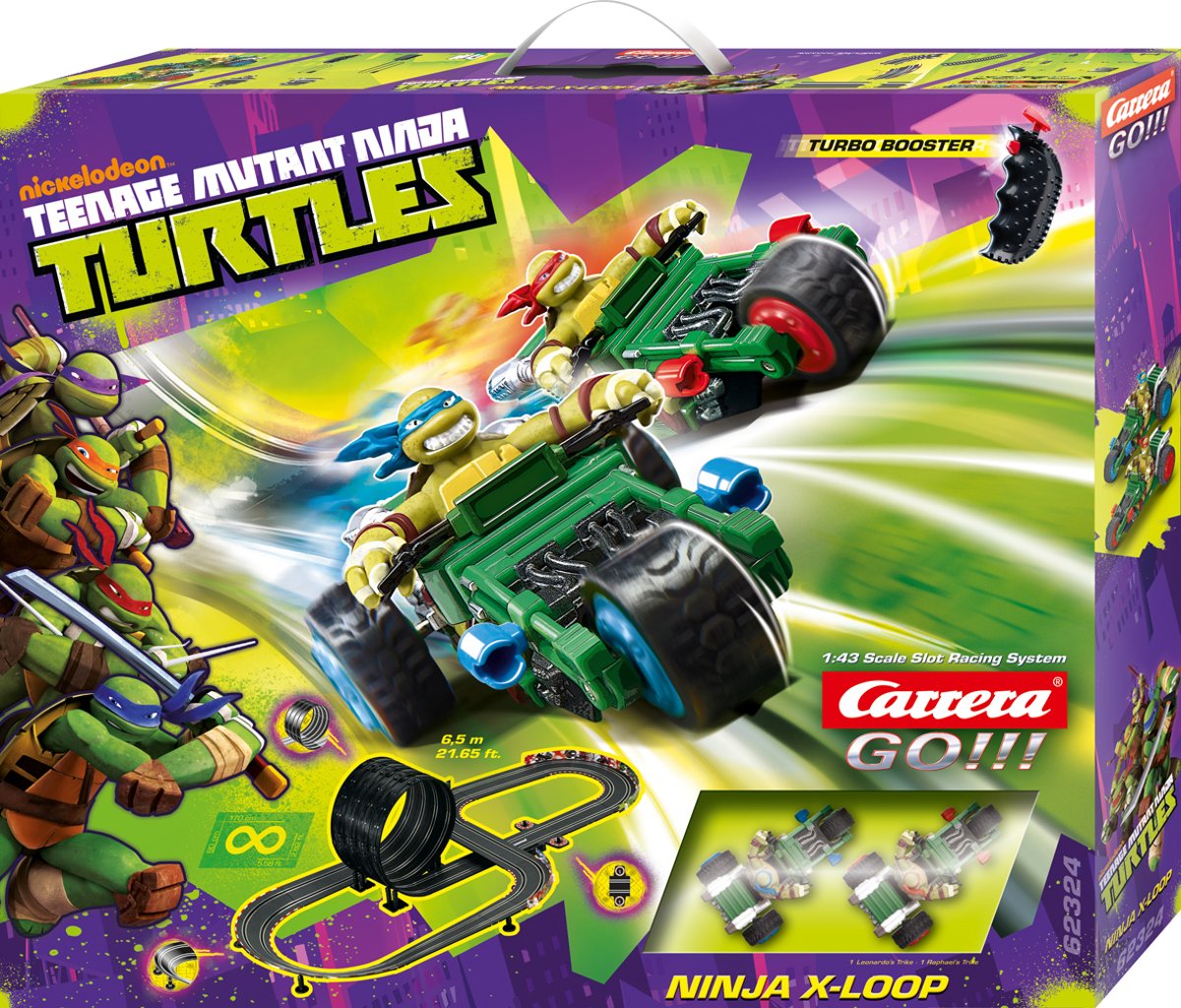 Carrera GO!!! Ninja Turtles Ninja X-Loop- Racebaan