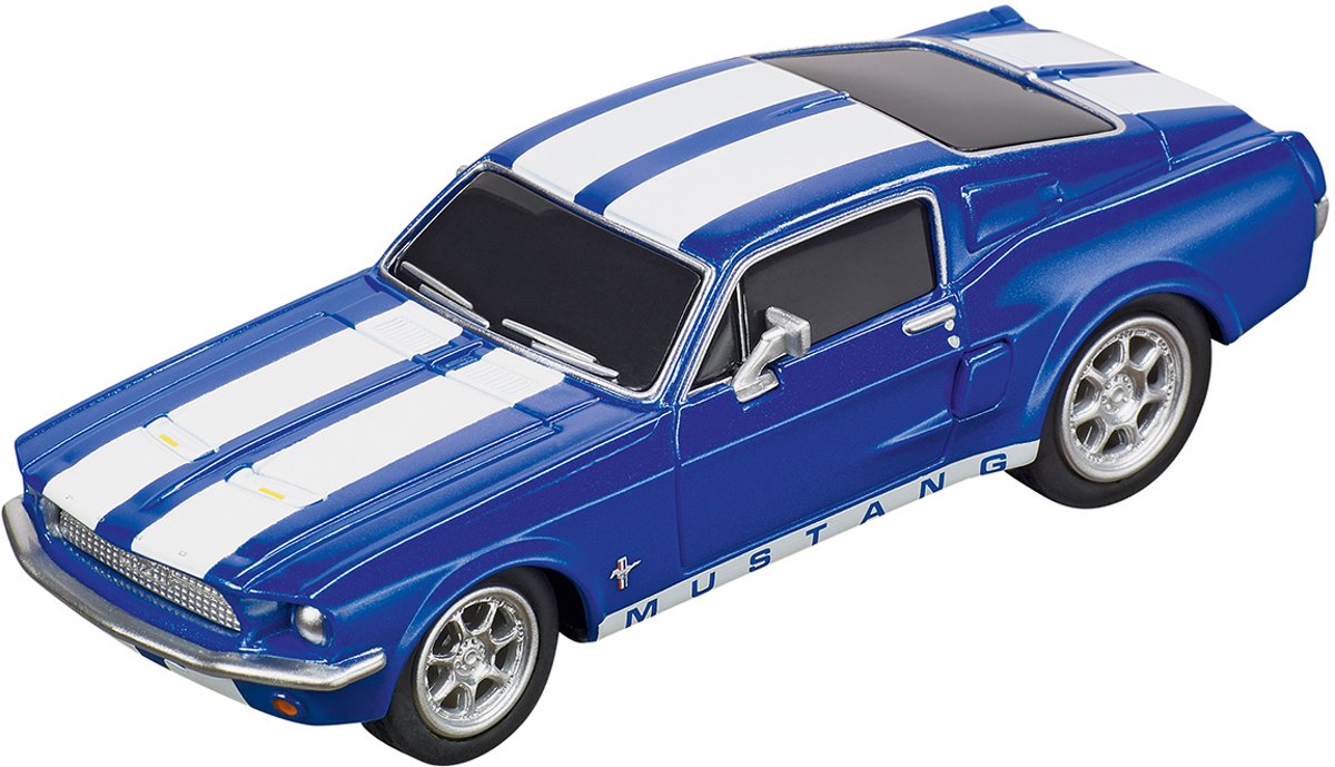 Carrera GO!!! auto Ford Mustang 67 - Racing Blue - Racebaanauto