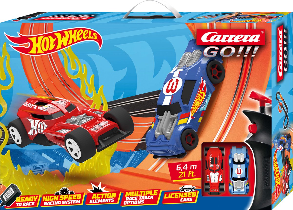 Carrera GO Hot Wheels Racebaan - 6,4m