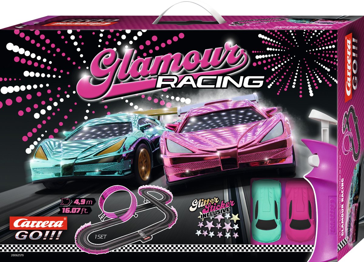   Go!!!   - GO!!! Glamour Racing - Meiden Power Racing - GT Roze vs. GT Turquoise - 4,9m
