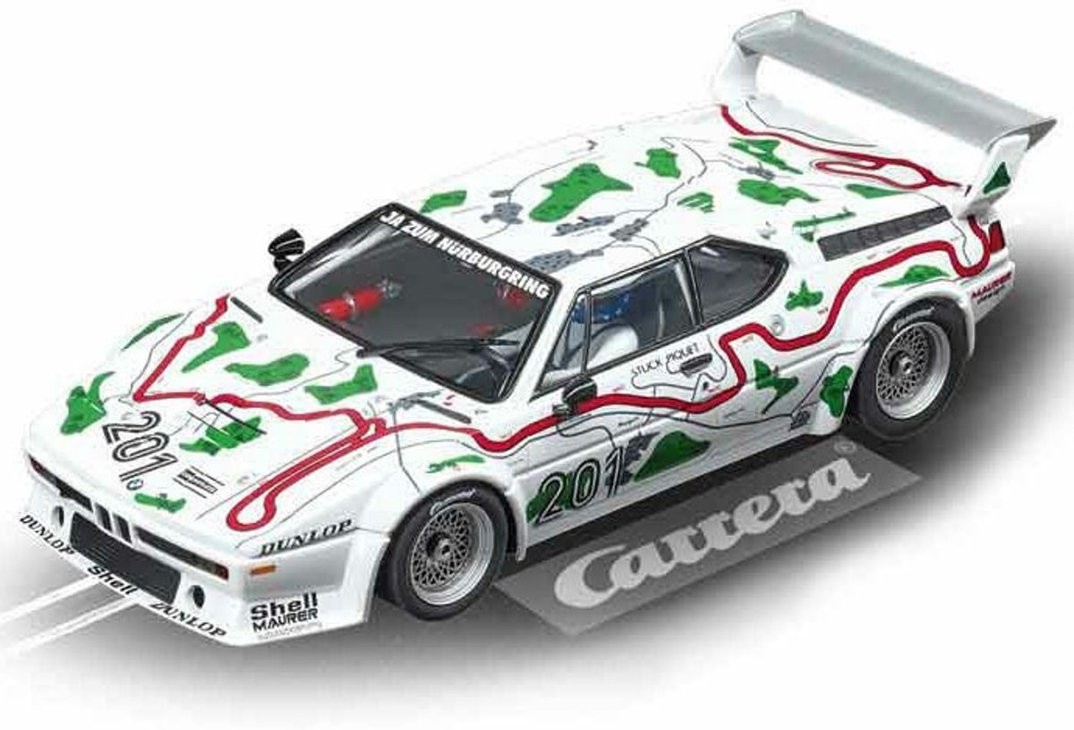 Carrera Go Racebaan Auto Bmw M1 Procar No. 201 Wit