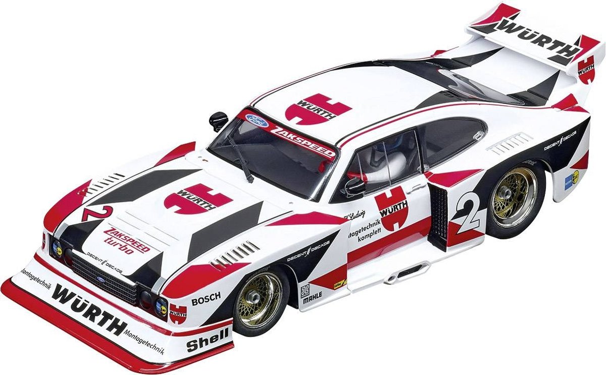 Carrera Go Racebaanauto Ford Capri Zakspeed Turbo Wit 1:24