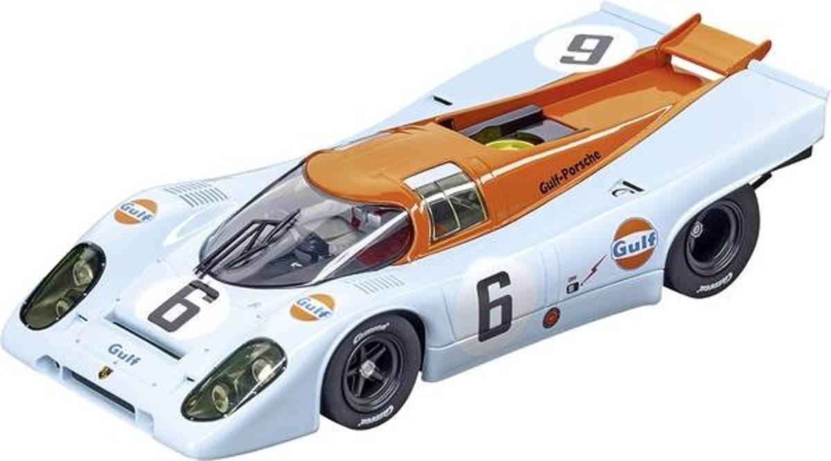 Carrera Go Racebaanauto Porsche 917k No.6 Wit/oranje 1:24