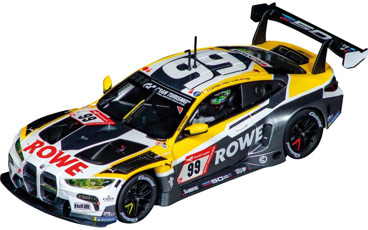   HYBRID Racebaanauto - AI Gaming - BMW M4 GT3 ROWE Racing No.99 - Bestuurbare auto - Besturing via app - 1:50