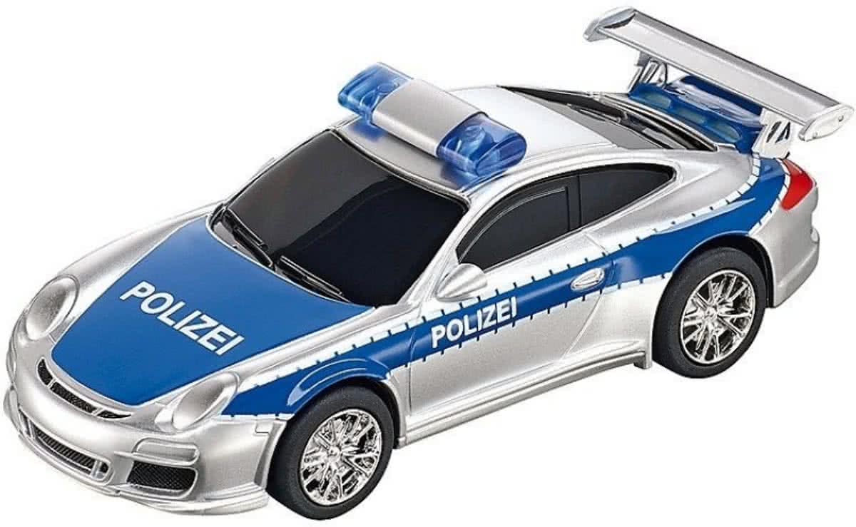 Carrera Porsche Gt3 Polizei Rc Auto Blauw/zilver 1:43