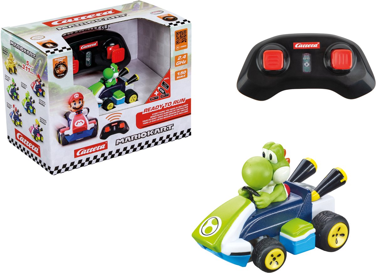   RC voertuig Auto - RC Auto Mini - Mario Kart - Yoshi - 6,2cm Lang - 2,4GHz RC Model Kant en Klaar -   -
