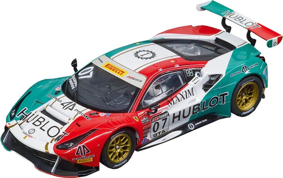   Raceauto Ferrari 488 Gt3 1:32 Groen/wit/rood