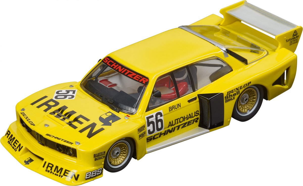 Carrera Racebaanauto Evolution Bmw 320 Turbo Flachbau 1:32 Geel