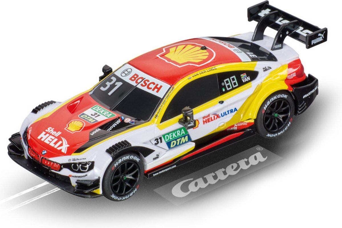   Racebaanauto Go Bmw M4 Dtm 1:43 Rood/wit/geel