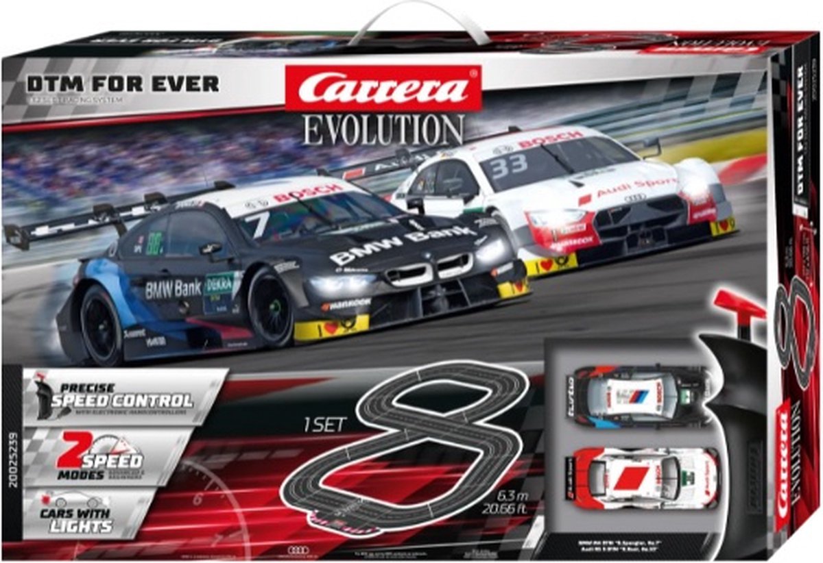   Racebaanset Evolution Dtm Forever 5,2 Meter Zwart