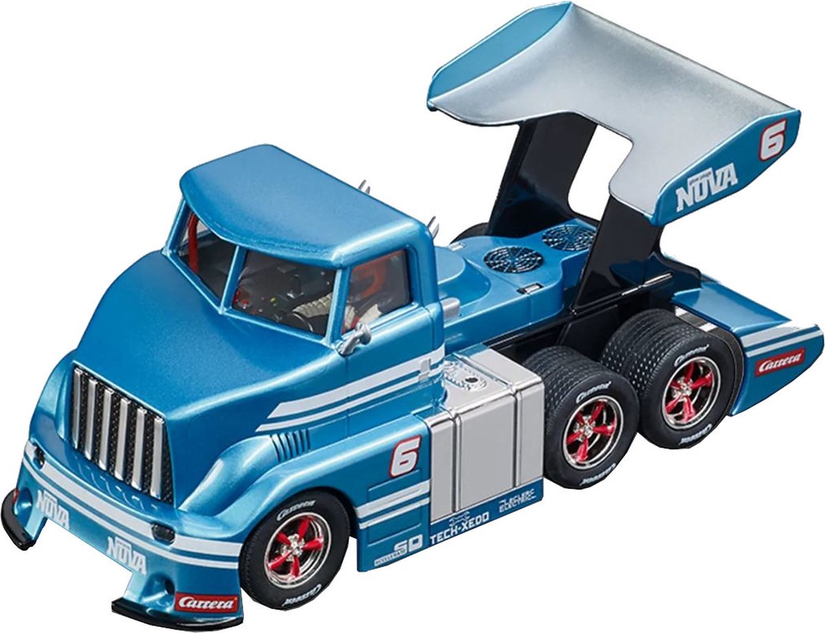   Racetruck No. 6 1:32 13,5 X 7 Cm Blauw/zilver