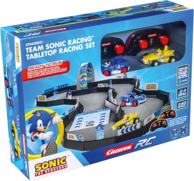 Carrera Radiografisch Bestuurbare Sonic Racing Set 1:43