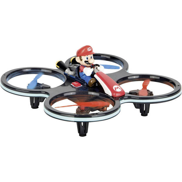 Carrera drone Mario-Copter blauw/rood 16,5 cm