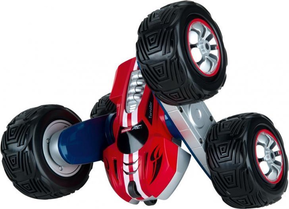 monstertruck RC Turnator 2,4 Ghz 1:16 rood/zwart 5-delig