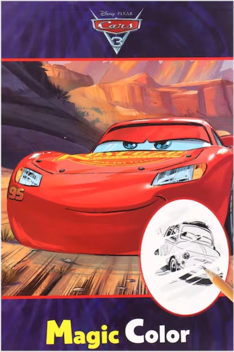 Tover krasblok disney cars 3 / 22 blad toverblok toverkladblok