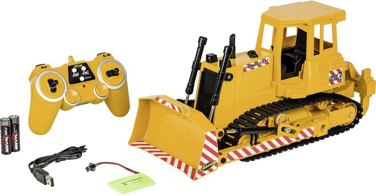 Carson Modellsport Bulldozer 1:20 RC functiemodel Bouwvoertuig