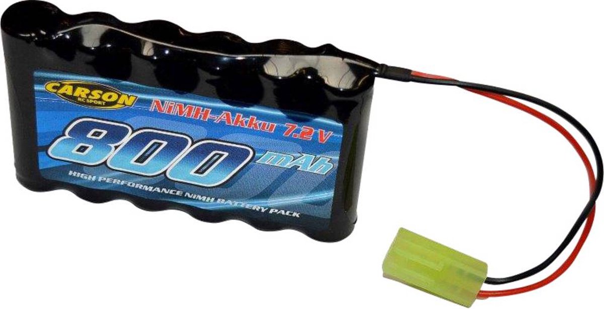 Carson Modellsport NiMH accupack 7.2 V 800 mAh Side by Side Mini-Tamiya