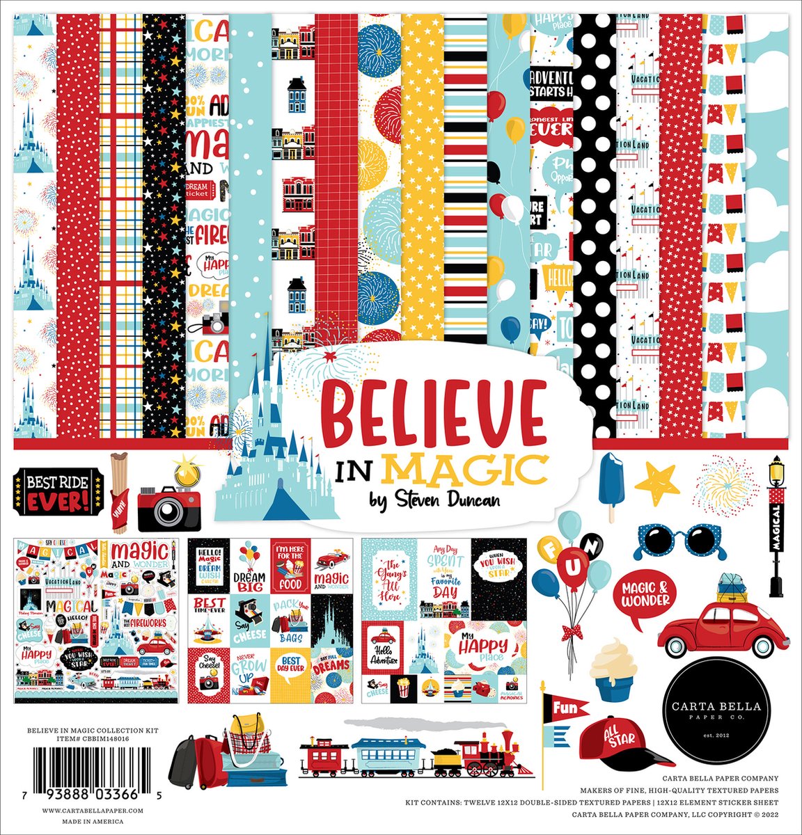 Carta Bella Believe In Magic 12x12 Inch Collection Kit (CBBIM148016)