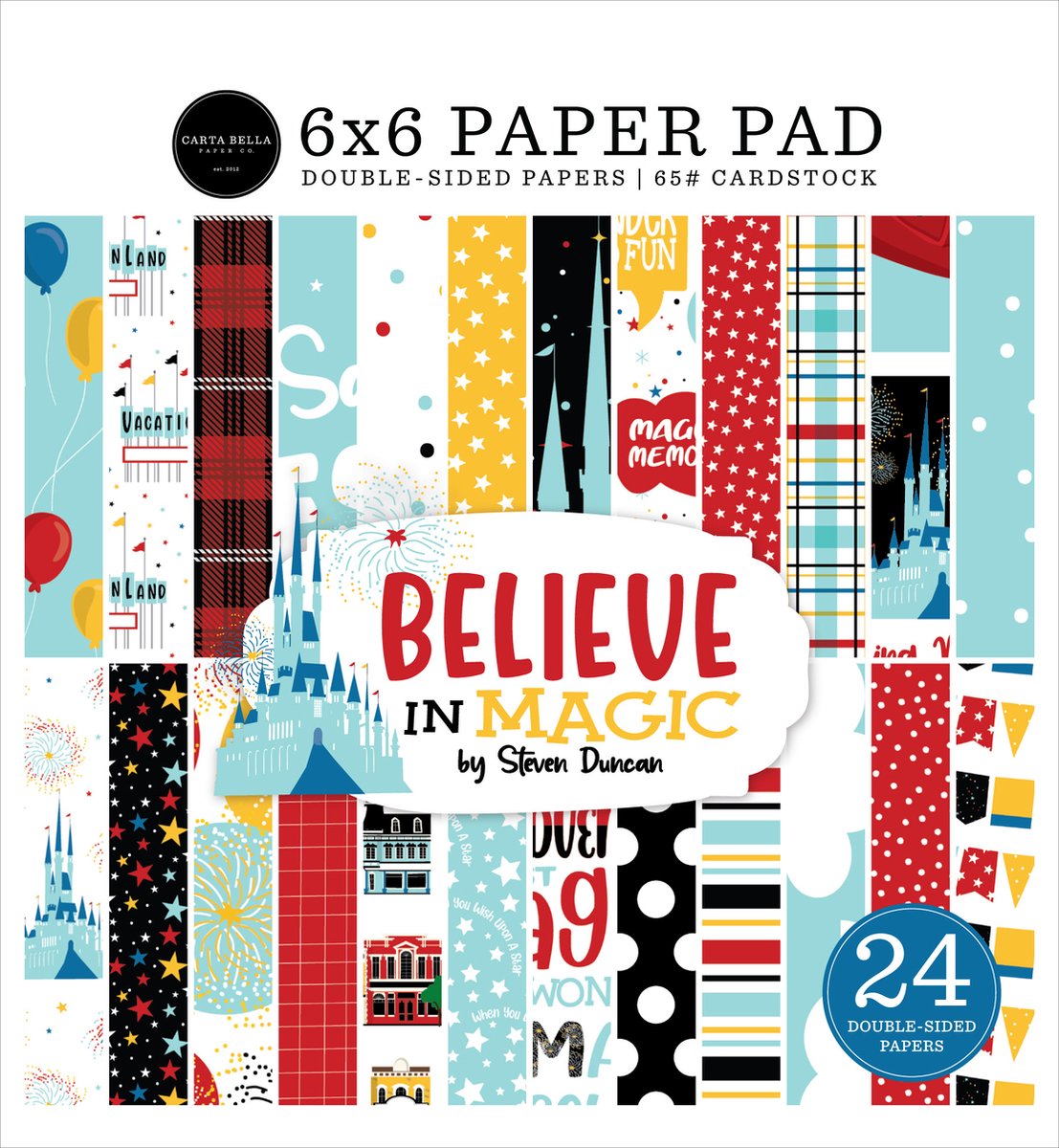 Carta Bella Believe In Magic 6x6 Inch Paper Pad (CBBIM148023)