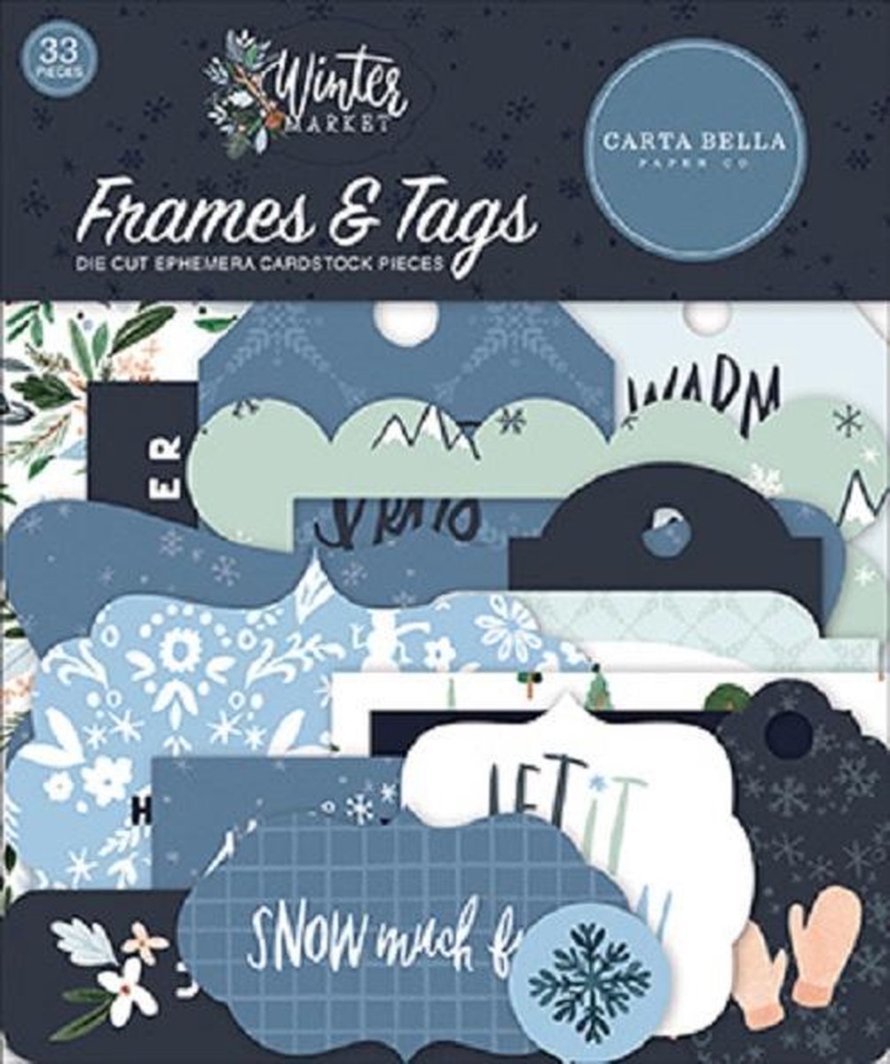 Carta Bella Winter Market Frames & Tags (CBWM126025)