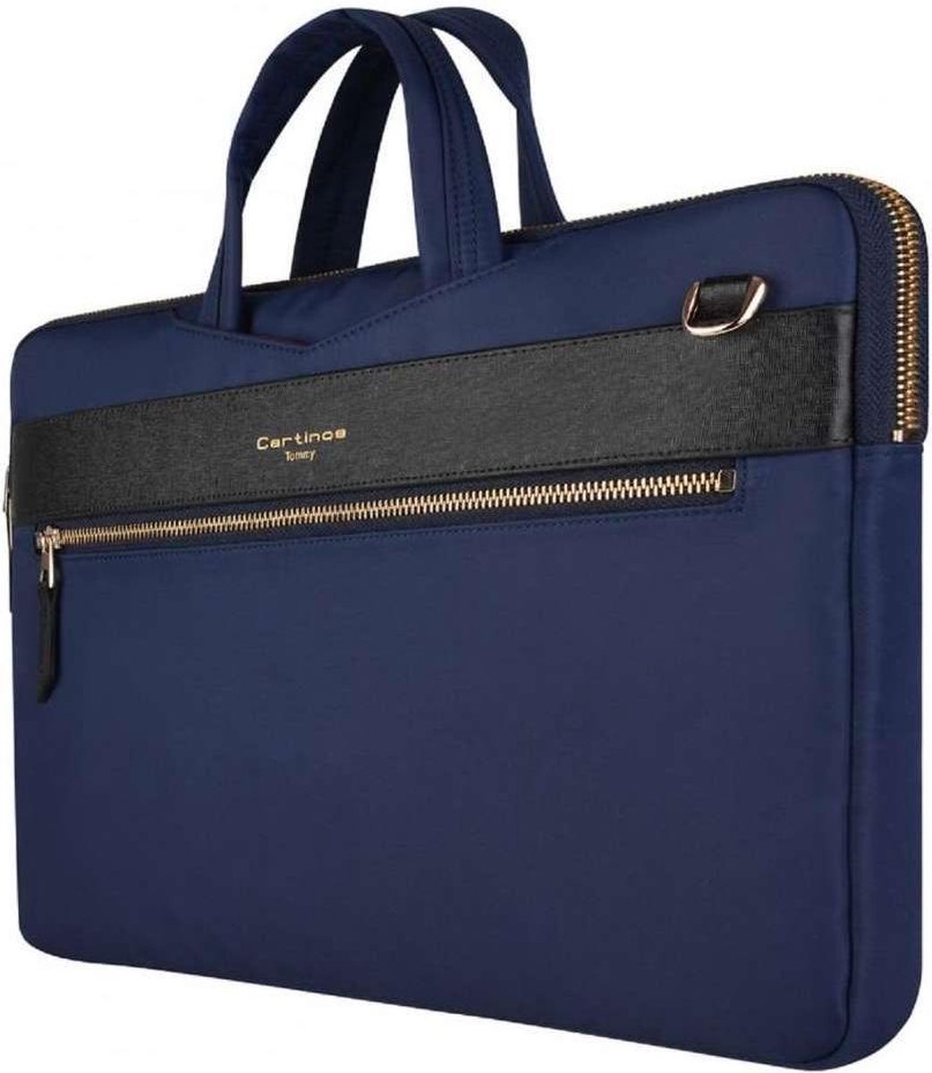 Cartinoe Tommy MacBook Air/Pro Briefcase 13 inch - Blauw