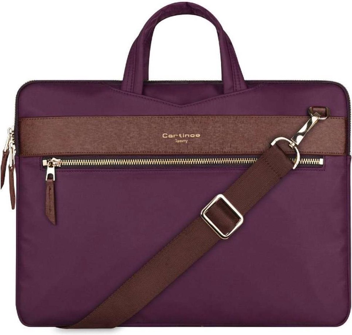 Cartinoe Tommy MacBook Air/Pro Briefcase 13 inch - Paars